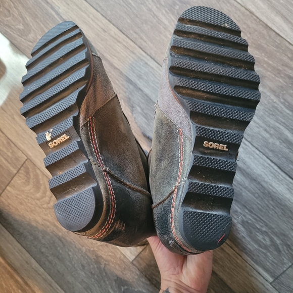 Sorel Cate The Great Wedge Boots-Size:10 - Picture 6 of 7